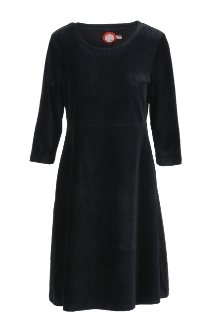 Huvudbild Elli klänning babycord mörkblå 