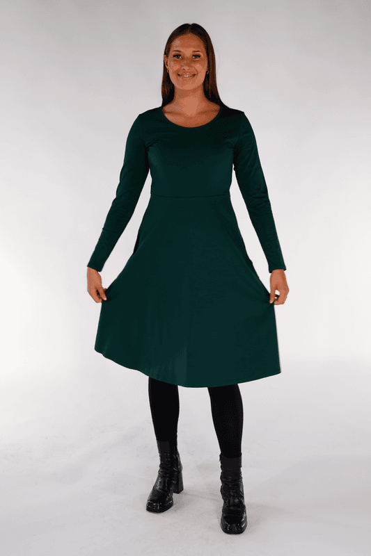 Siren grön basklänning