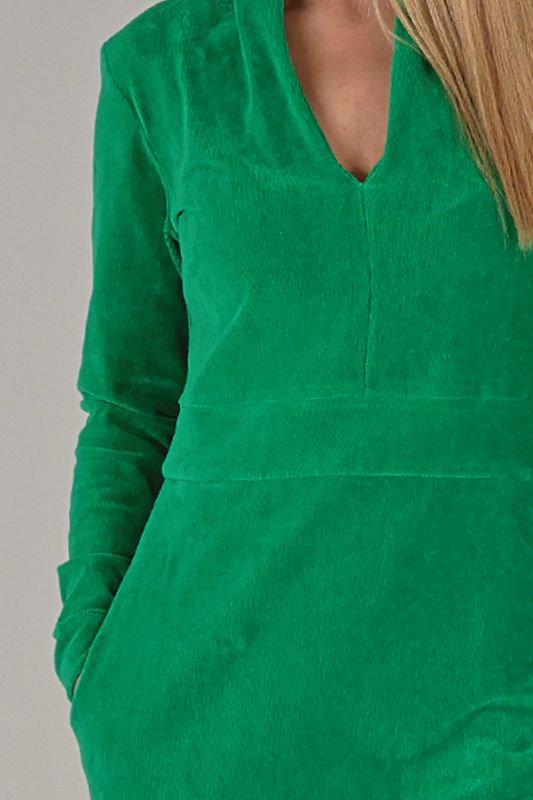 Elsi grön basklänning