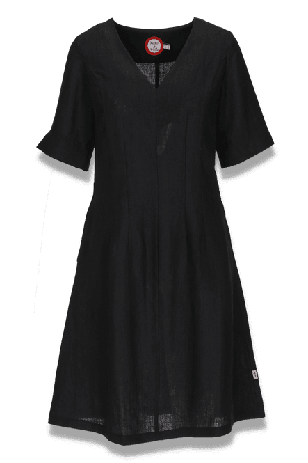 Huvudbild Heidi svart linne klänning