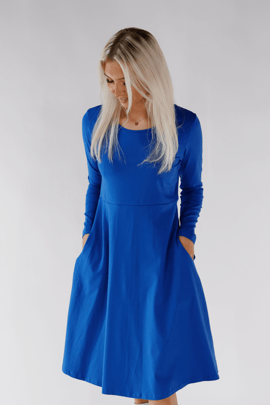 Siren kungsblå basklänning