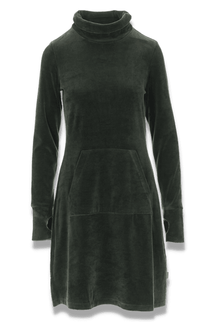 Huvudbild Lilli combogrön velourklänning