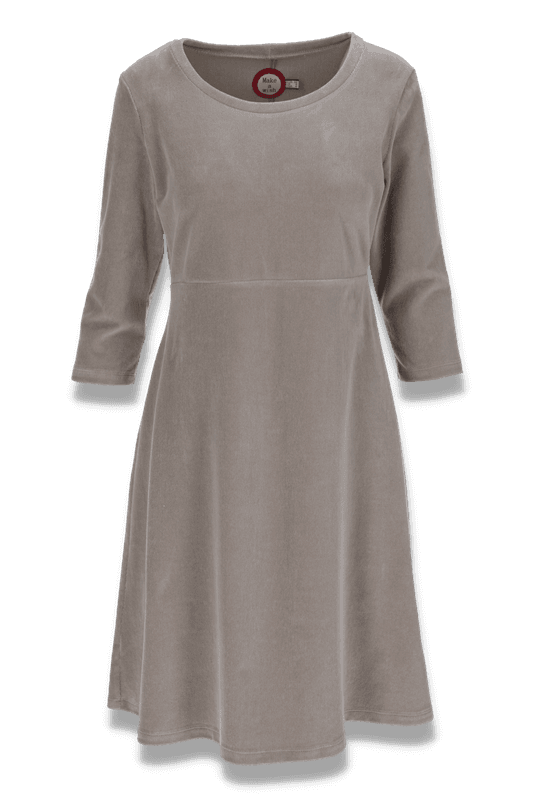 Elli klänning beige babycord 