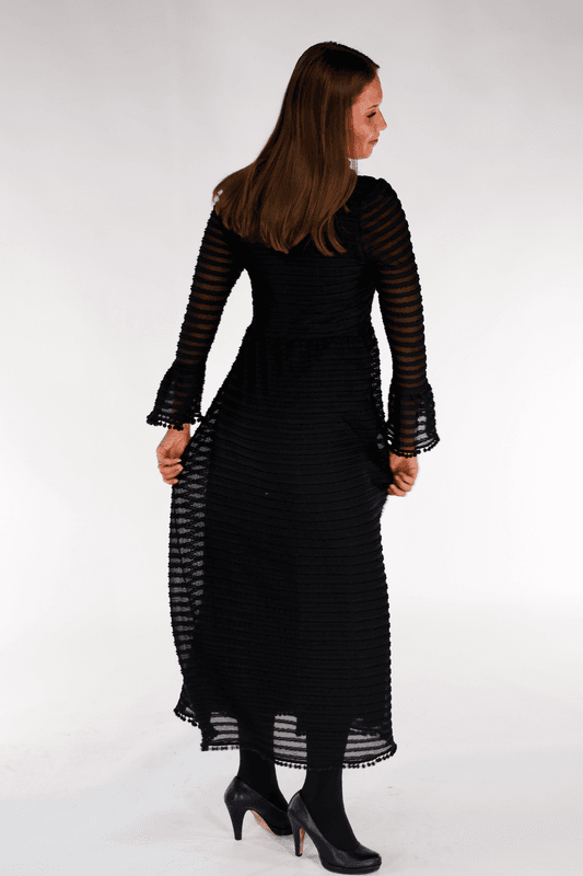 Stine elegant svart festklänning 