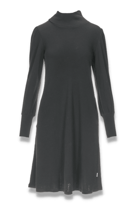 Huvudbild Milanda svart merinoull klänning