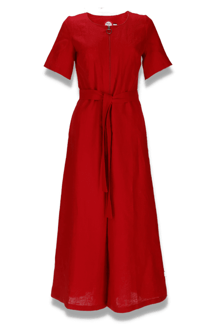 Huvudbild Laura röd jumpsuit