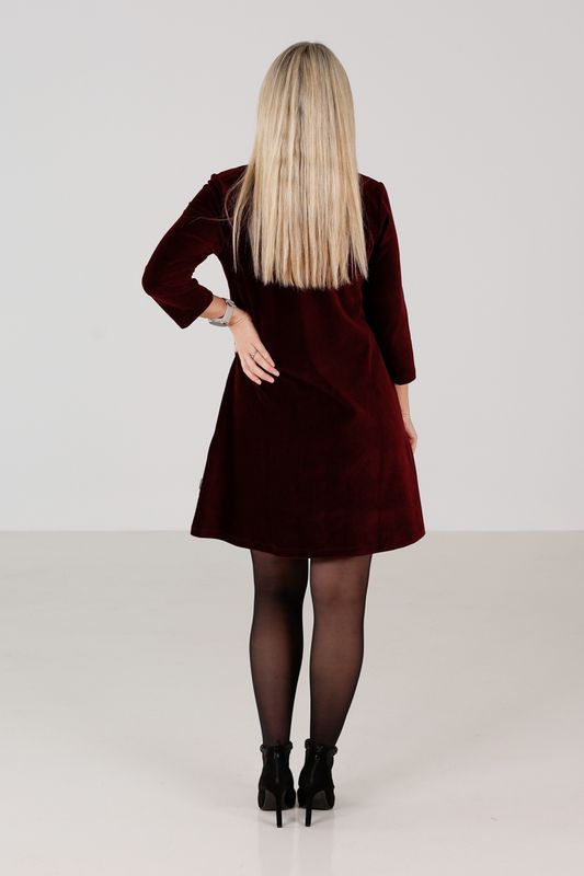 Nomi burgundy tunika