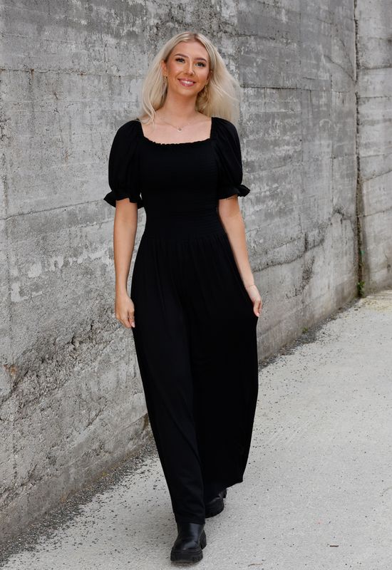 Martine vacker exklusiv svart klänning