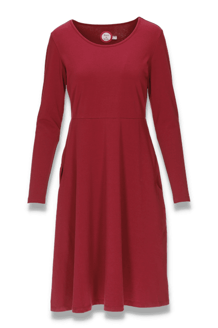 Huvudbild Siren burgundy basklänning