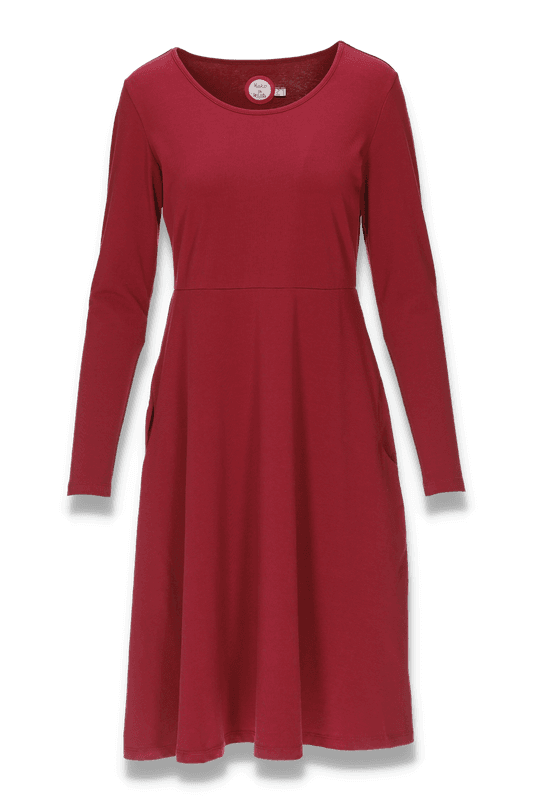 Siren burgundy basklänning