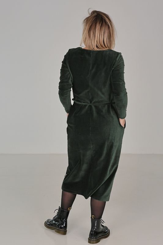 Chloe kombogrön klänning