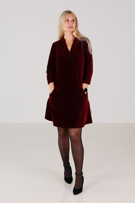 Nomi burgundy tunika