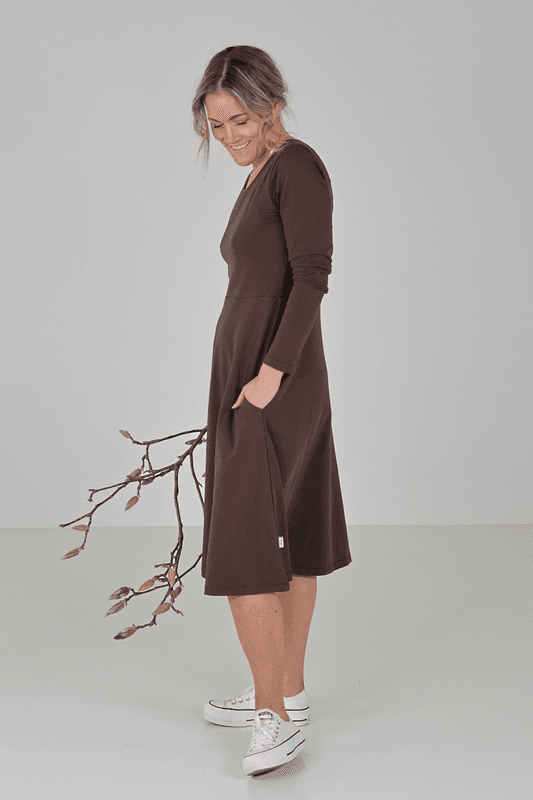 Siren brun basklänning