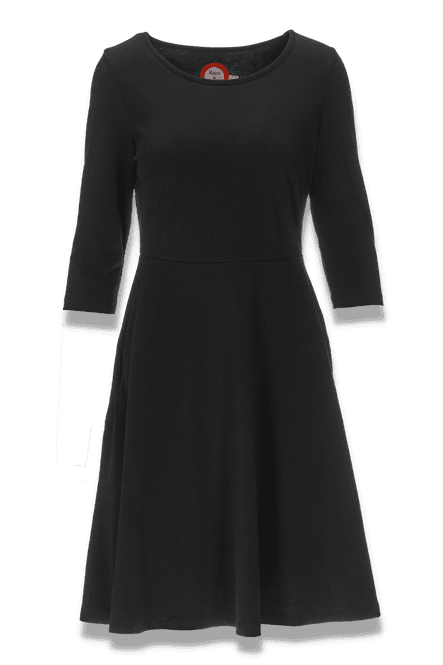 Huvudbild Denise svart basklänning