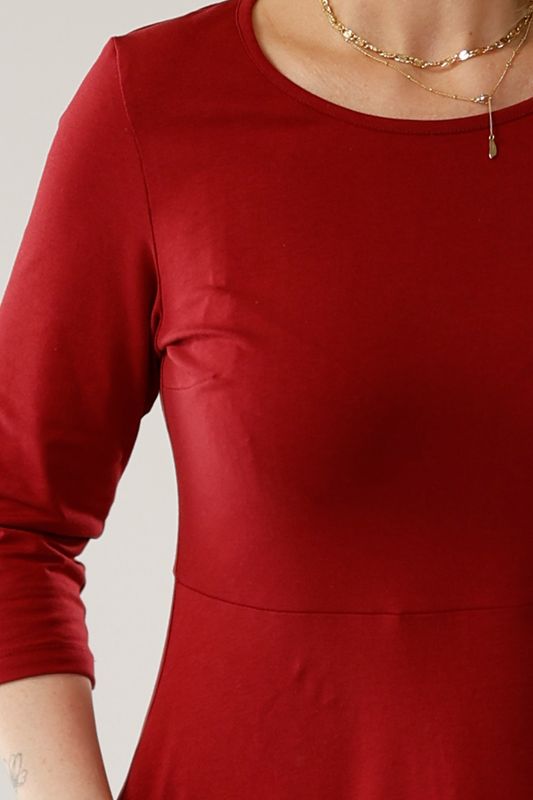 Denise burgundy basklänning