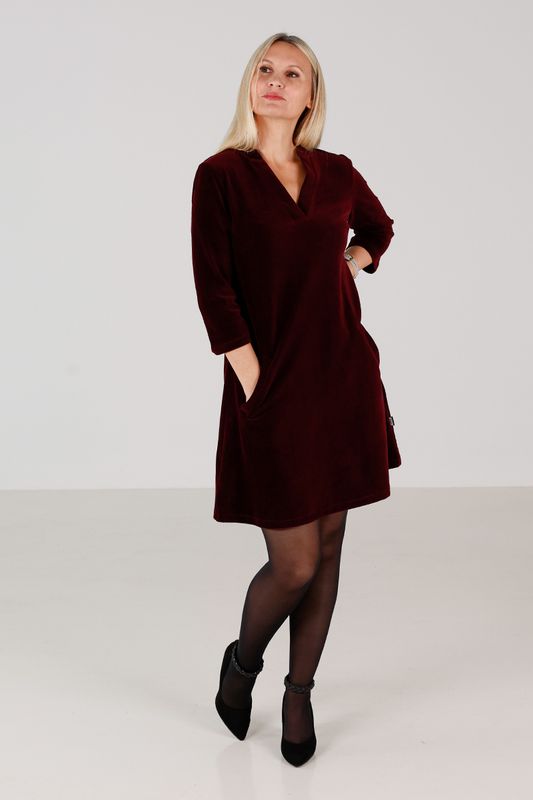 Nomi burgundy tunika