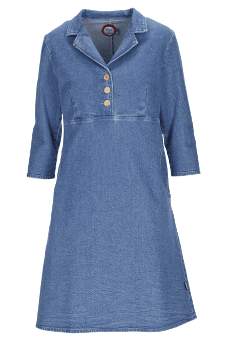 Huvudbild Synne jeansblå denimklänning