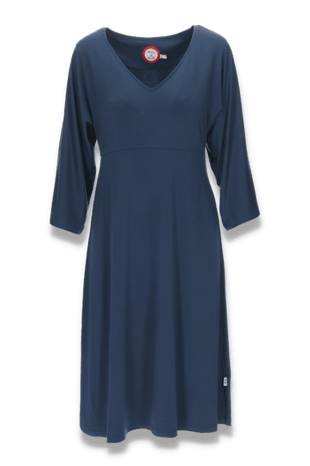 Huvudbild Lilja fantastisk marinblå  basisklänning