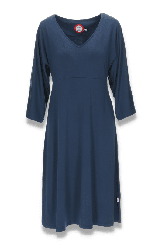Lilja fantastisk marinblå  basisklänning